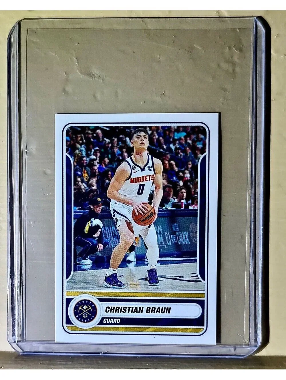 2023-24 Christian Braun Panini NBA Basketball #317 Sticker Denver Nuggets